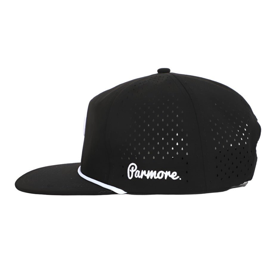 TOUR ROPE CAP - BLACK – Parmore Golf