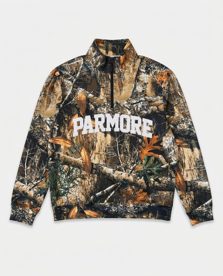 Camo Quarter-Zip – Statement Pullover