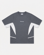 Paneled Tee – Cotton Jersey Tee (Grey)