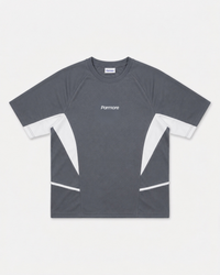 Paneled Tee – Cotton Jersey Tee (Grey)