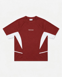 Paneled Tee – Cotton Jersey Tee (Red)