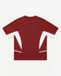 Paneled Tee – Cotton Jersey Tee (Red)