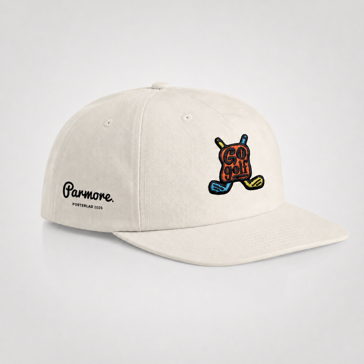 Limited Release Parmore x Posterlad "Go Golf" 5 Panel cap