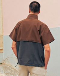 Colourblock Swing Shirt - Zip layer