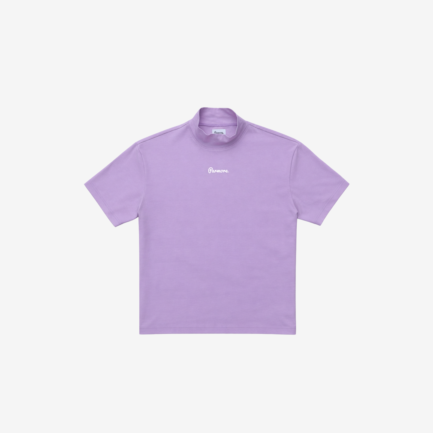 LILAC COTTON MOCK NECK