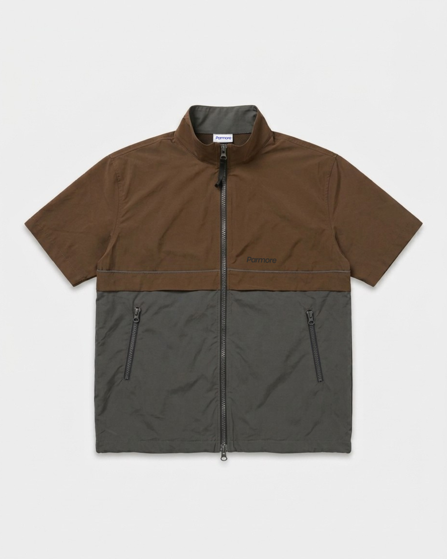 Colourblock Swing Shirt - Zip layer