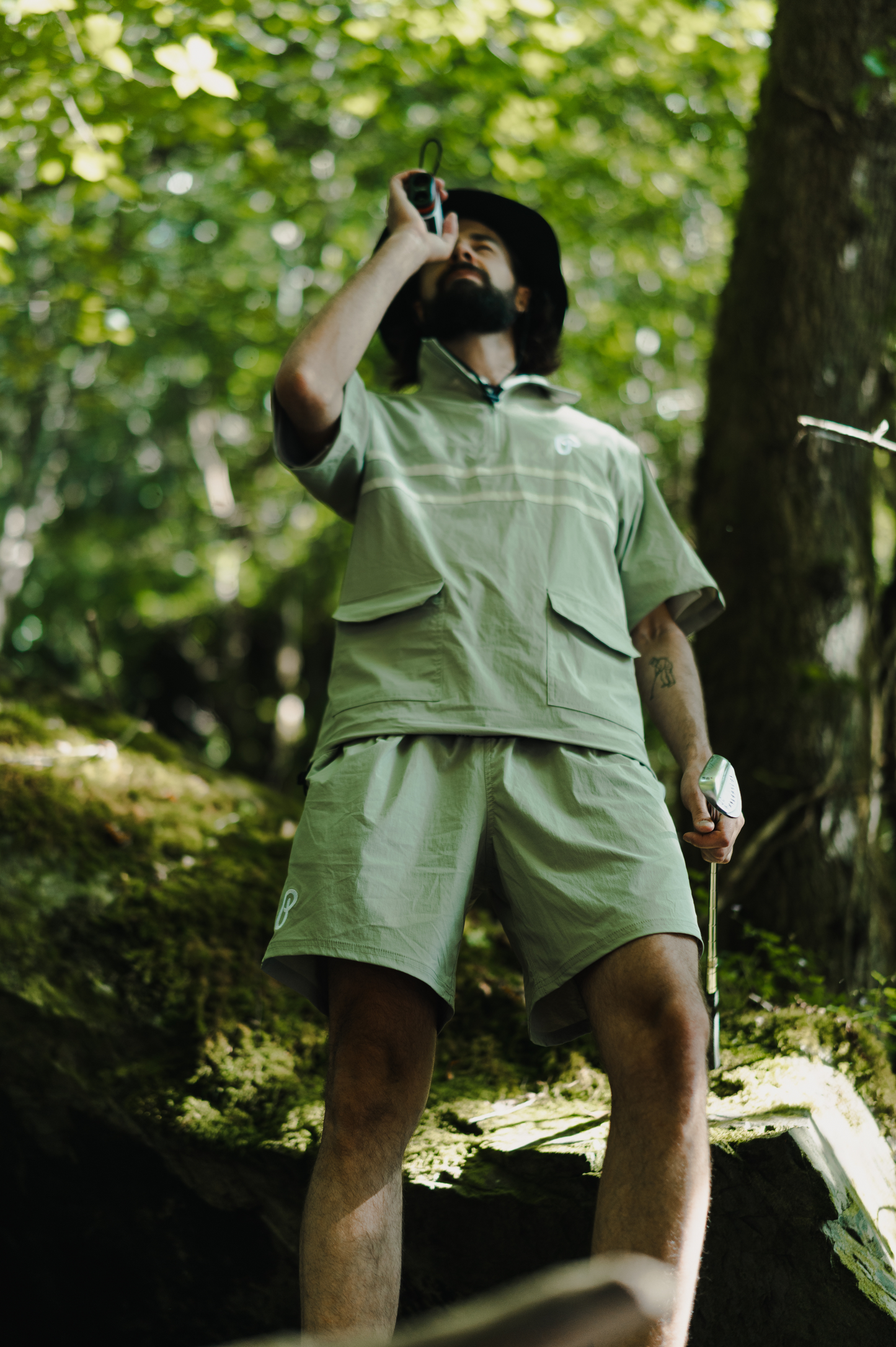SS25 "WILD LINES" 1/4 ZIP SWING SHIRT